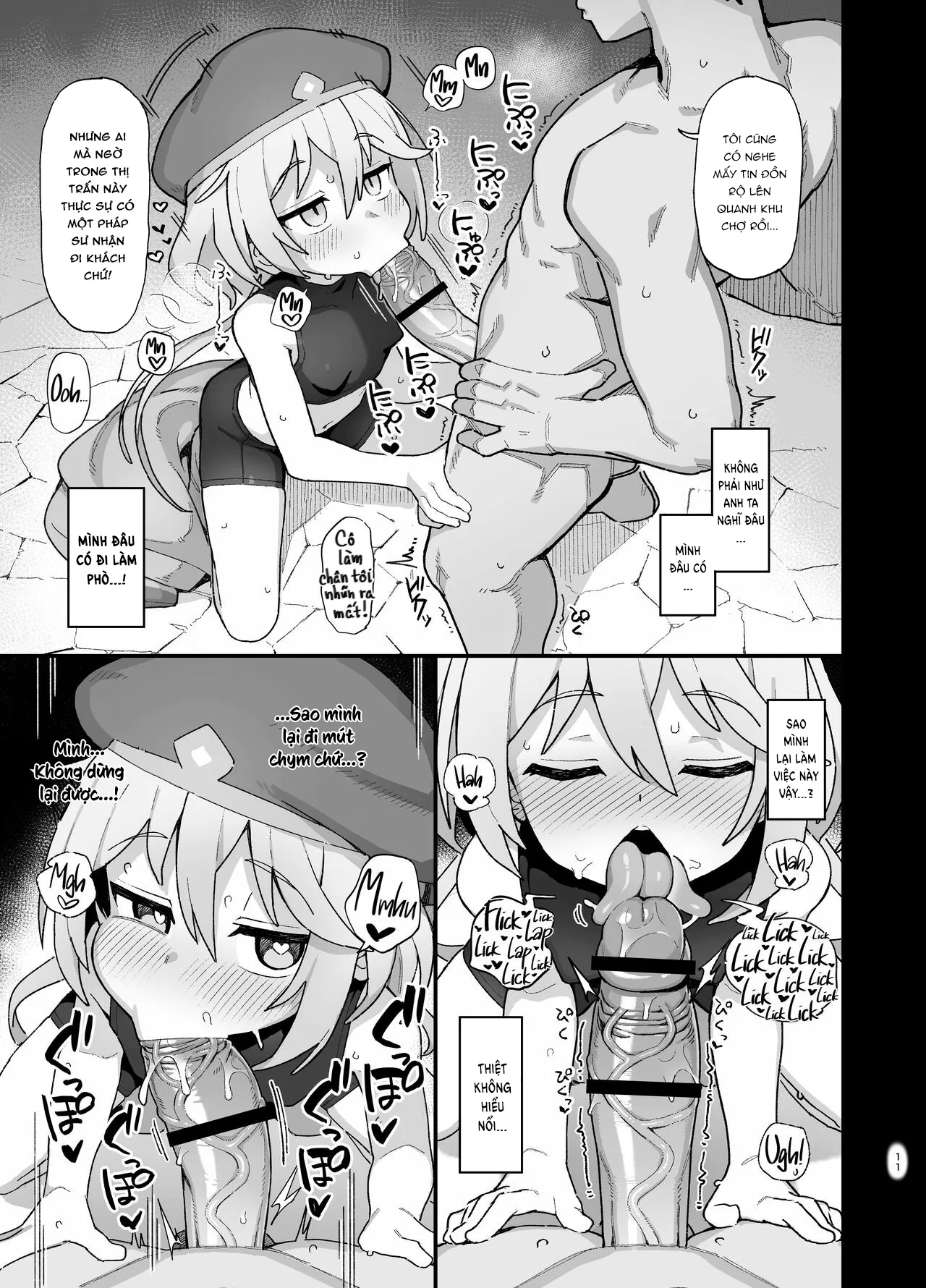 HentaiVN.net - Ảnh 11 - Em pháp sư bị ếm bùa lứng [Kakyuu Majutsushi, Inmon ni Somaru, A Lowly Sorceress, Afflicted By Debauched Magicks] - Phần đầu
