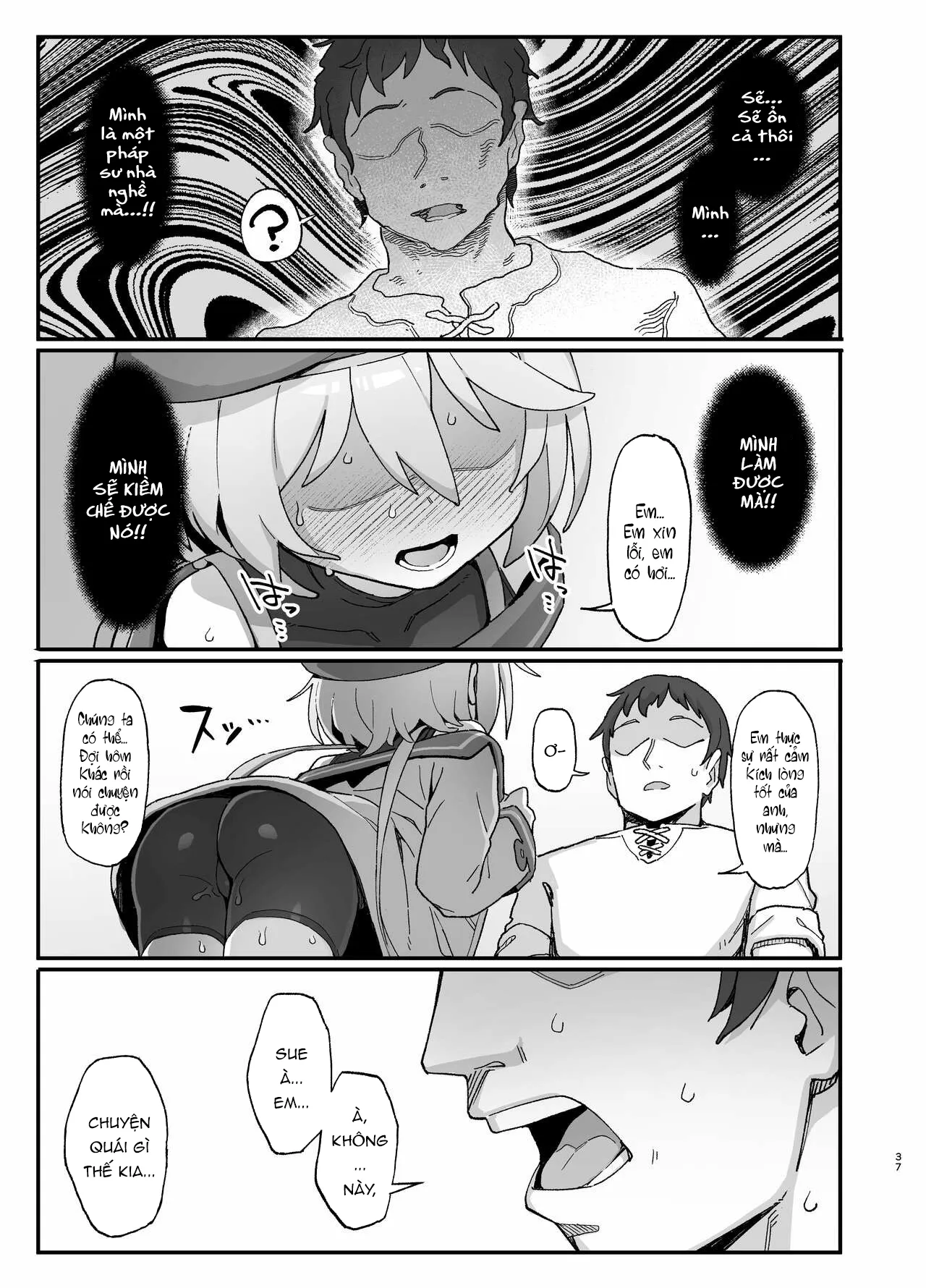 HentaiVN.net - Ảnh 37 - Em pháp sư bị ếm bùa lứng [Kakyuu Majutsushi, Inmon ni Somaru, A Lowly Sorceress, Afflicted By Debauched Magicks] - Phần đầu