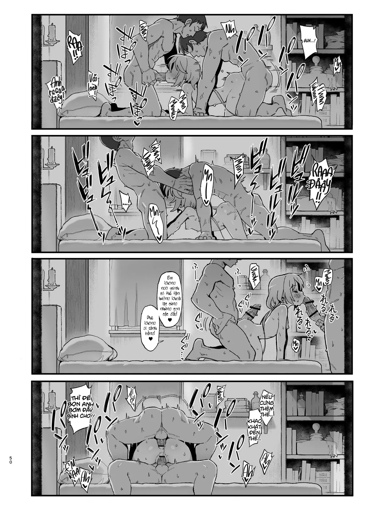 HentaiVN.net - Ảnh 10 - Em pháp sư bị ếm bùa lứng [Kakyuu Majutsushi, Inmon ni Somaru, A Lowly Sorceress, Afflicted By Debauched Magicks] - Phần cuối