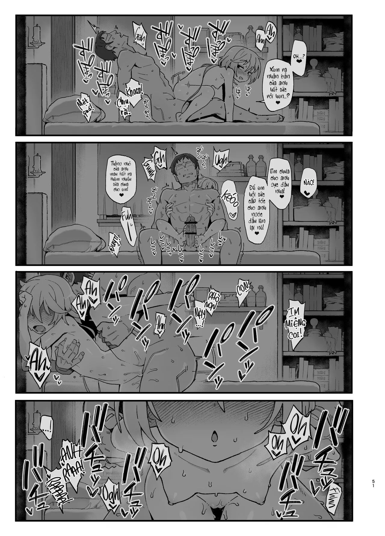 HentaiVN.net - Ảnh 11 - Em pháp sư bị ếm bùa lứng [Kakyuu Majutsushi, Inmon ni Somaru, A Lowly Sorceress, Afflicted By Debauched Magicks] - Phần cuối