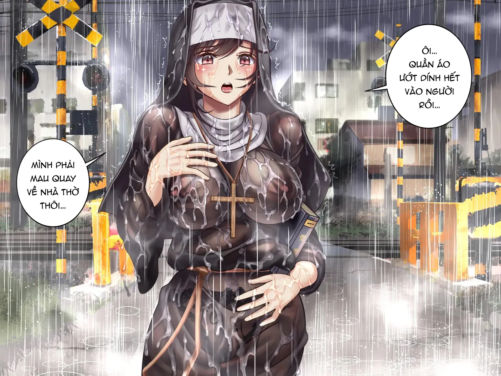 HentaiVN.net - Ảnh 11 - Âm đạo sám hối, nữ tu ở địa ngục dục vọng [懺悔膣 濡縛シスター昇天地獄, Zangechitsu Jubaku Sister Shouten Jigoku] - Part 1