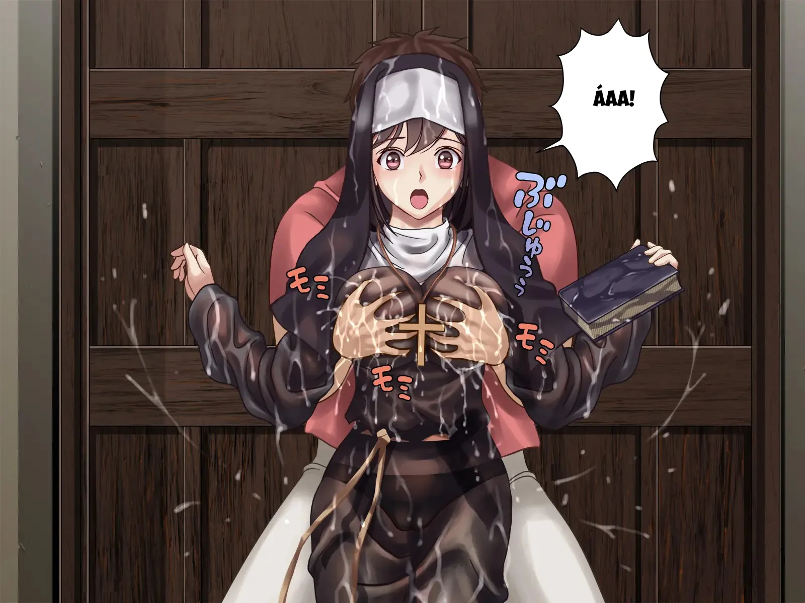 HentaiVN.net - Ảnh 21 - Âm đạo sám hối, nữ tu ở địa ngục dục vọng [懺悔膣 濡縛シスター昇天地獄, Zangechitsu Jubaku Sister Shouten Jigoku] - Part 1