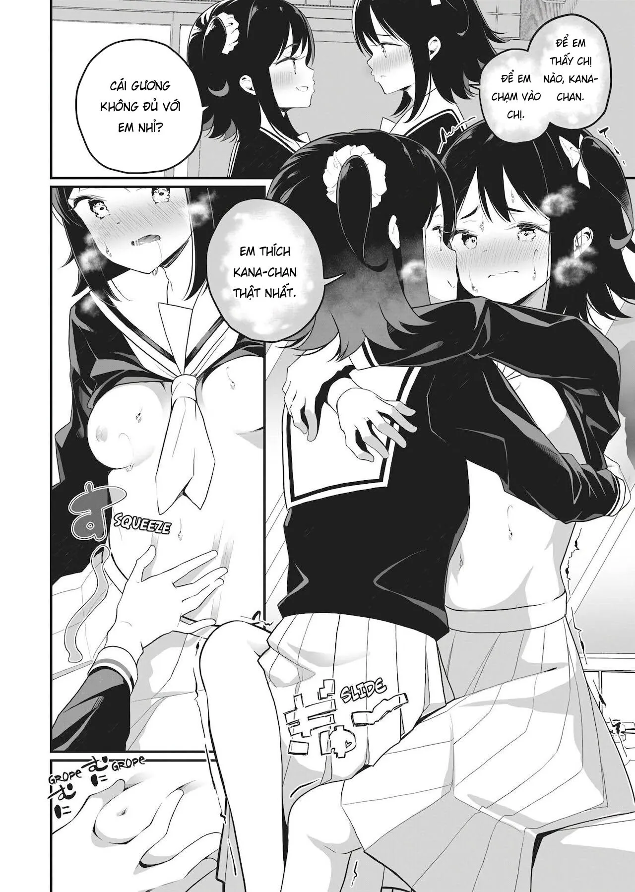 HentaiVN.net - Ảnh 11 - Chiếc Gương [Double Your Pleasure – A Twin Yuri Anthology] - Oneshot