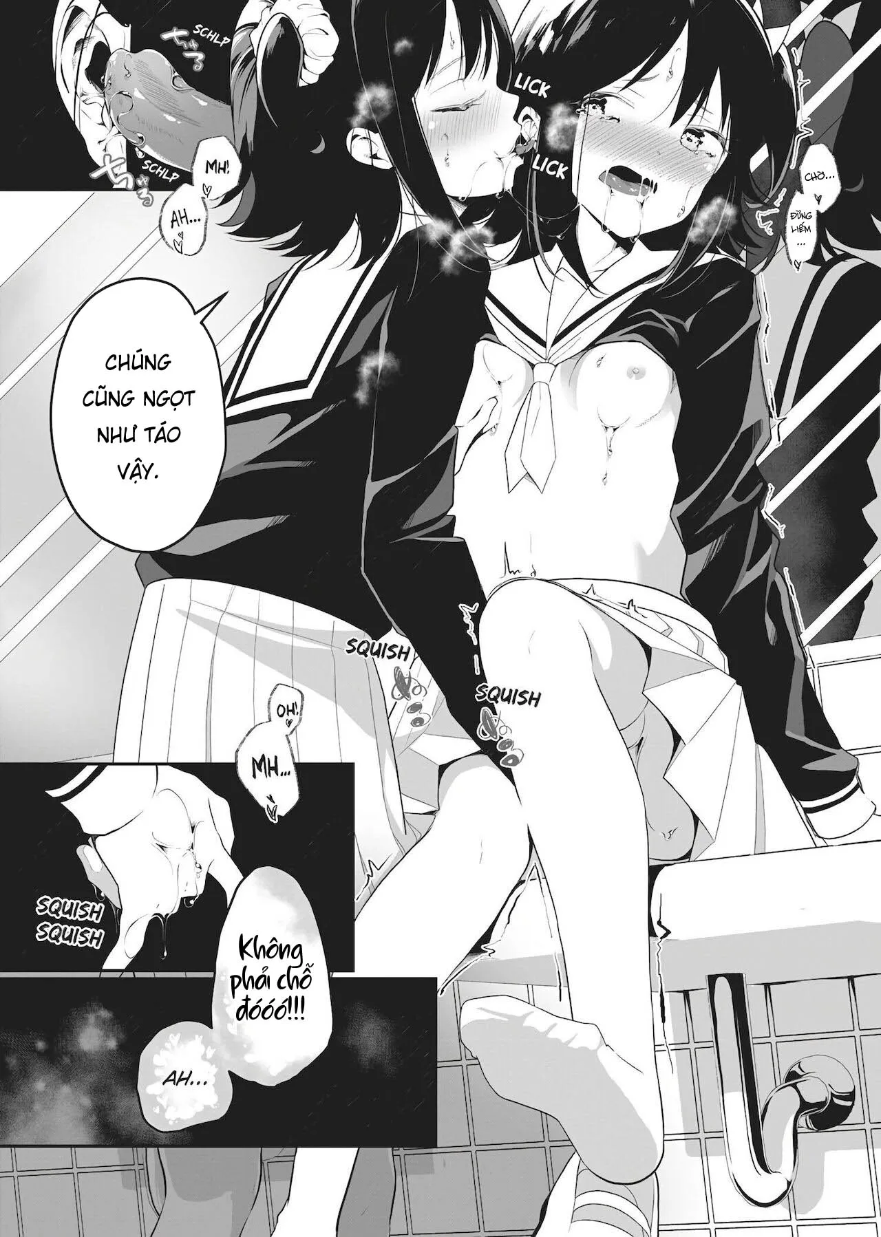 HentaiVN.net - Ảnh 14 - Chiếc Gương [Double Your Pleasure – A Twin Yuri Anthology] - Oneshot