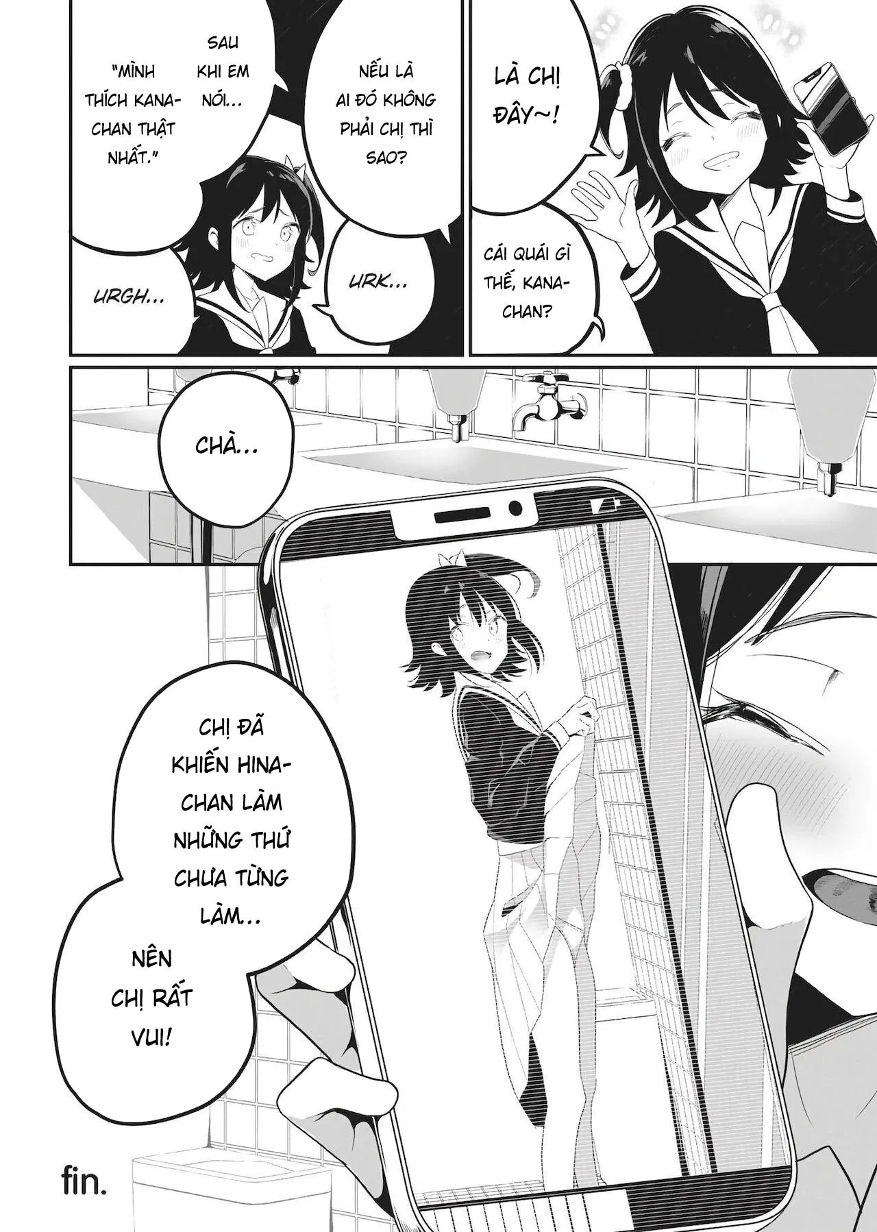 HentaiVN.net - Ảnh 17 - Chiếc Gương [Double Your Pleasure – A Twin Yuri Anthology] - Oneshot