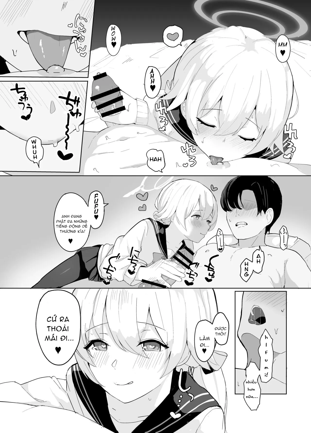 HentaiVN.net - Ảnh 6 - Phòng điều trị tình dục của Blue Archive ( Ajitani Hifumi ) - Oneshot