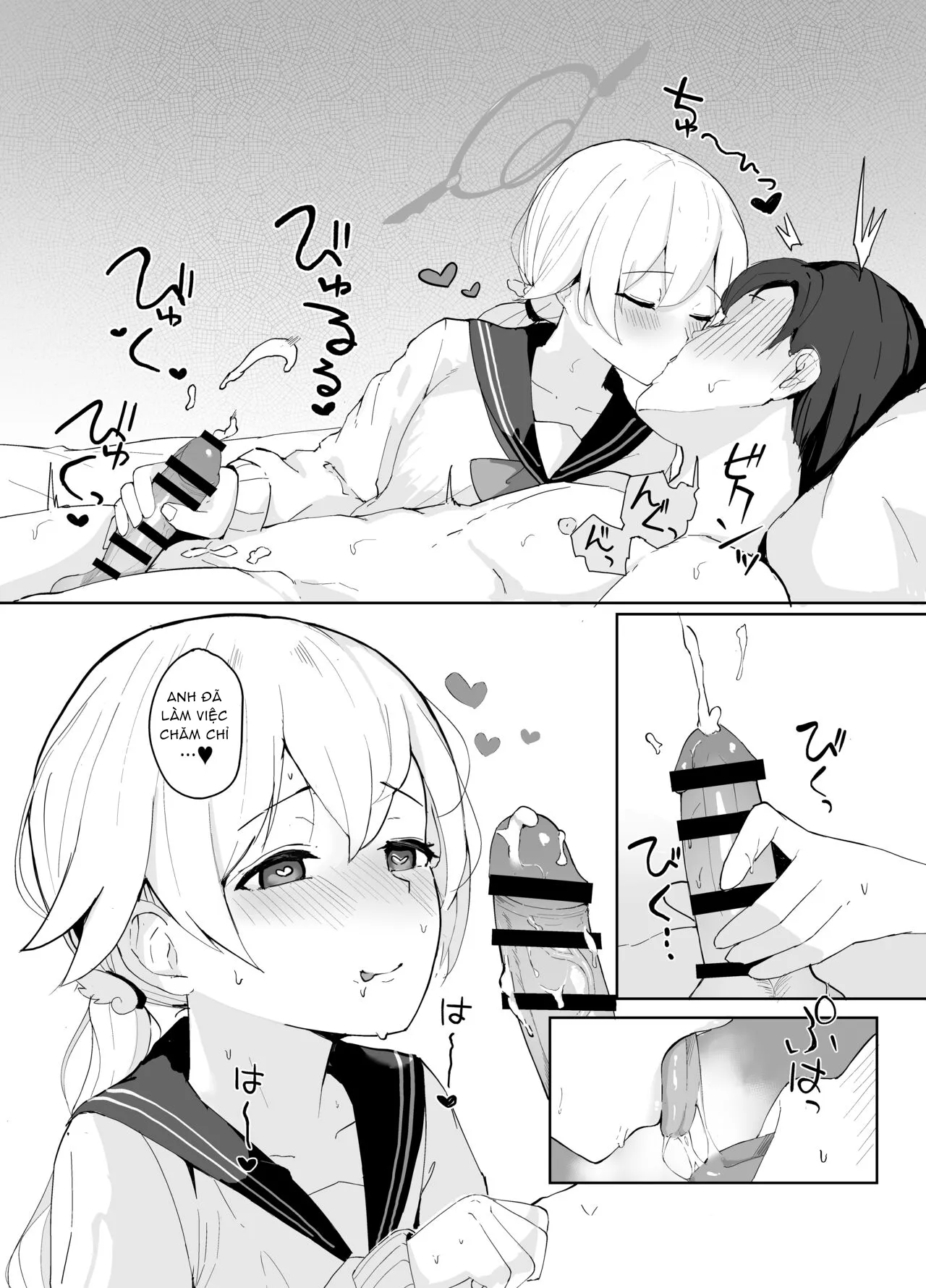 HentaiVN.net - Ảnh 7 - Phòng điều trị tình dục của Blue Archive ( Ajitani Hifumi ) - Oneshot