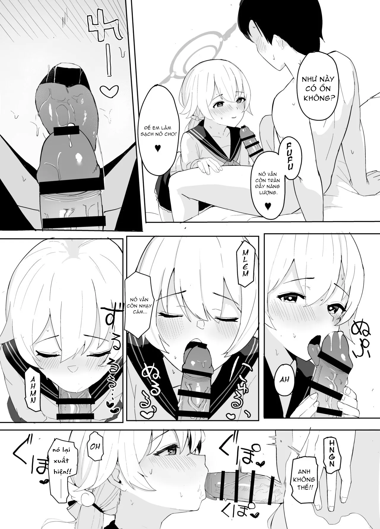 HentaiVN.net - Ảnh 8 - Phòng điều trị tình dục của Blue Archive ( Ajitani Hifumi ) - Oneshot