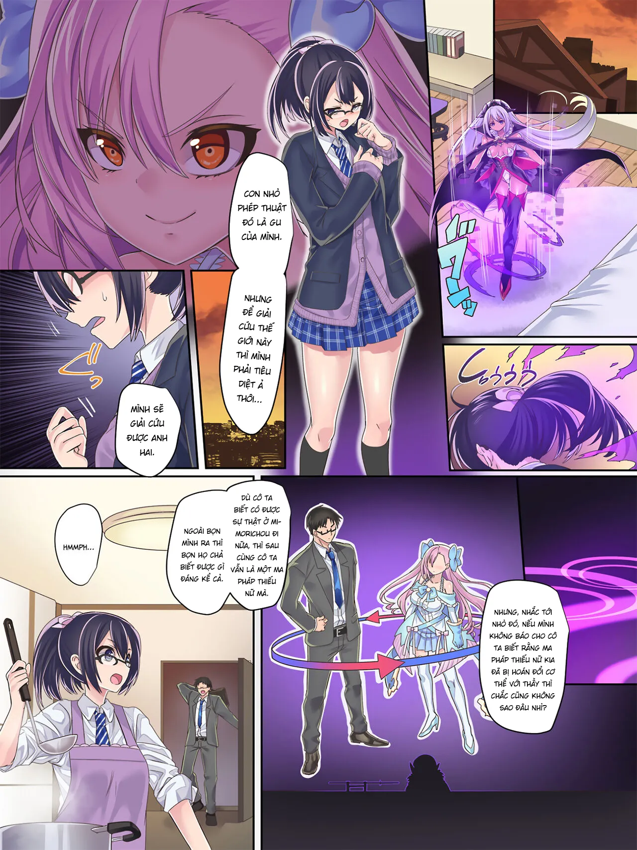 HentaiVN.net - Ảnh 6 - Ma pháp thiếu nữ★ Biến đổi！2 [Mahou Shoujo★ Swap！2 ～ arata naru teki to mitomorimachi no nazo～] - Oneshot