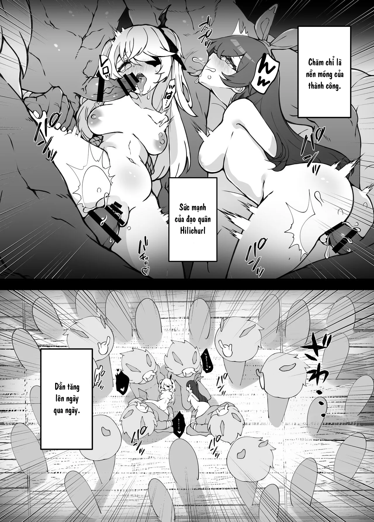HentaiVN.net - Ảnh 6 - Noelle, Đóa Hoa Chưa Vinh Danh Đã Úa Tàn! [進撃のヒルチャールII～侵攻の序曲,～Noelle,Chivalric Blossom that withered～] - Nhân văn