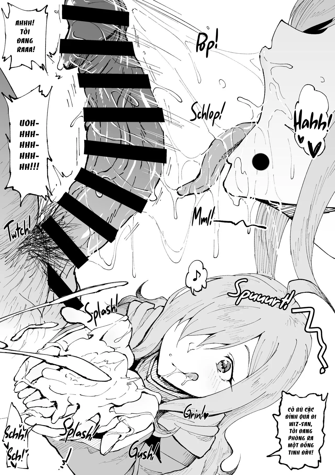 HentaiVN.net - Ảnh 3 - Màn bú cu nghệ thuật của Wiz-san [Hana Kara Nonjau Wiz-san] - Oneshot