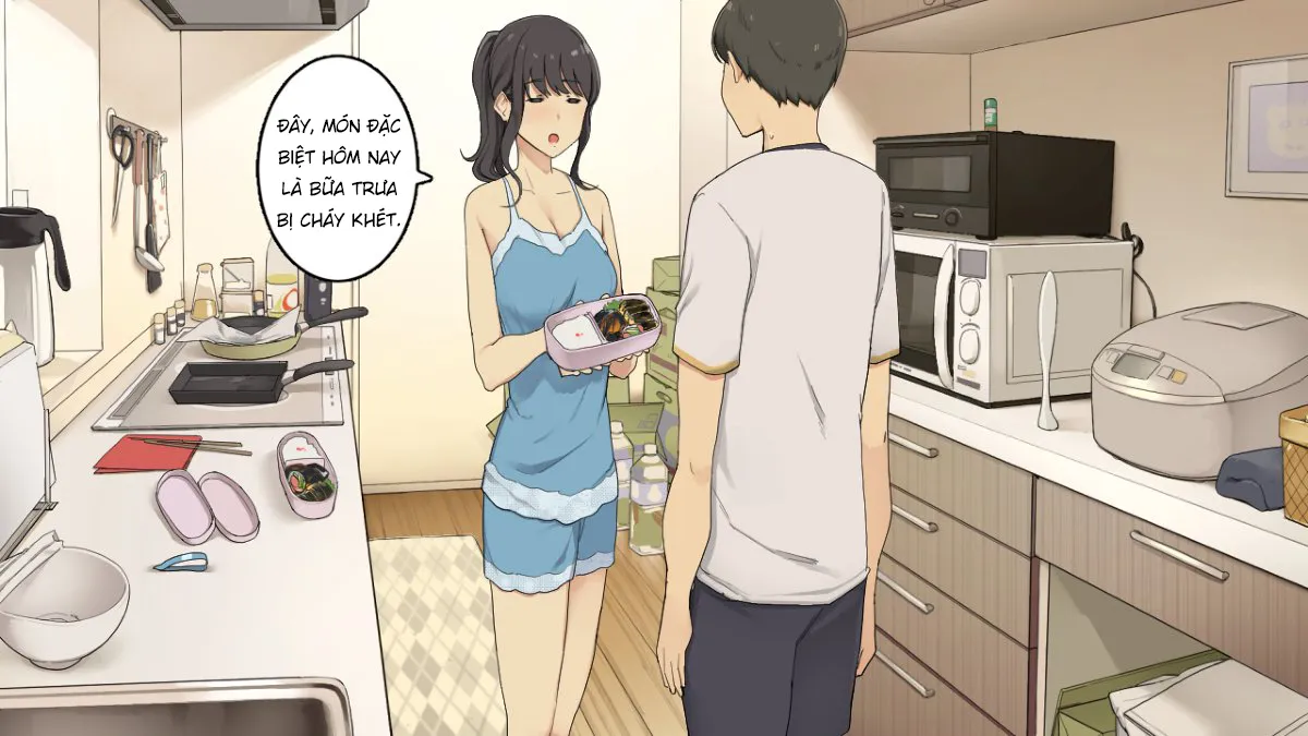 HentaiVN.net - Ảnh 13 - Nani Shite mo Zettai Okoranai Douseichuu no Toshiue Kanojo ni Chokkai Dashitaku Naru Asa - Oneshot