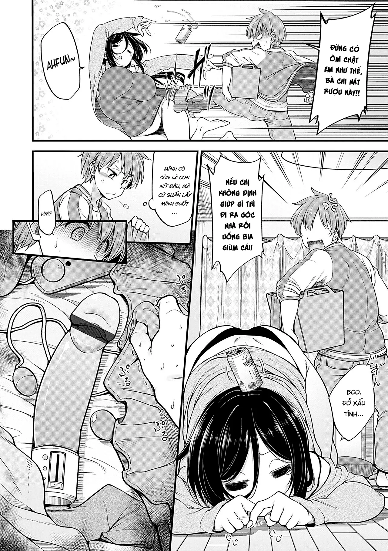 HentaiVN.net - Ảnh 6 - Bà chị nát rượu [Shuuto Ekusutashii, 酒従えくすたしー + オマケ] - Oneshot