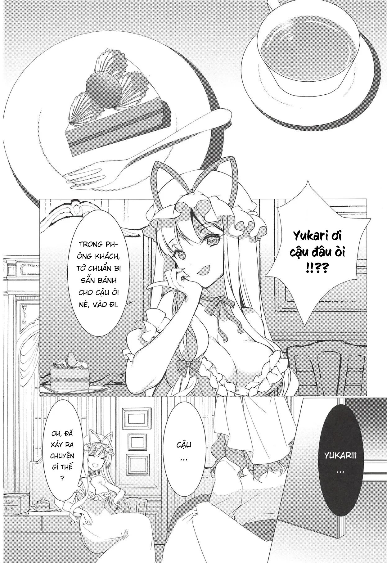 HentaiVN.net - Ảnh 5 - Kemomimi Kanojo wa Ari? Nashi? (Touhou Project) - Oneshot