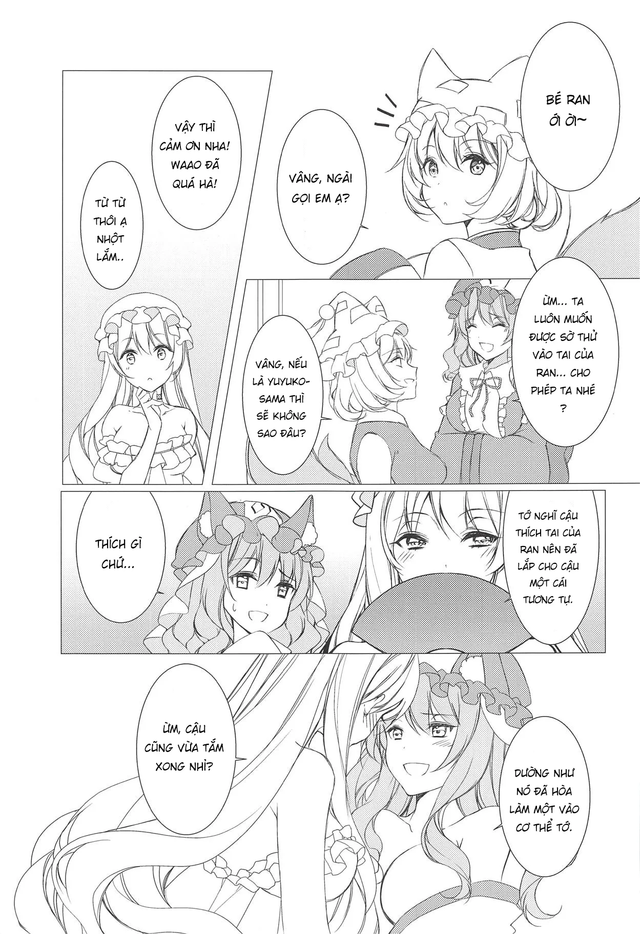 HentaiVN.net - Ảnh 7 - Kemomimi Kanojo wa Ari? Nashi? (Touhou Project) - Oneshot