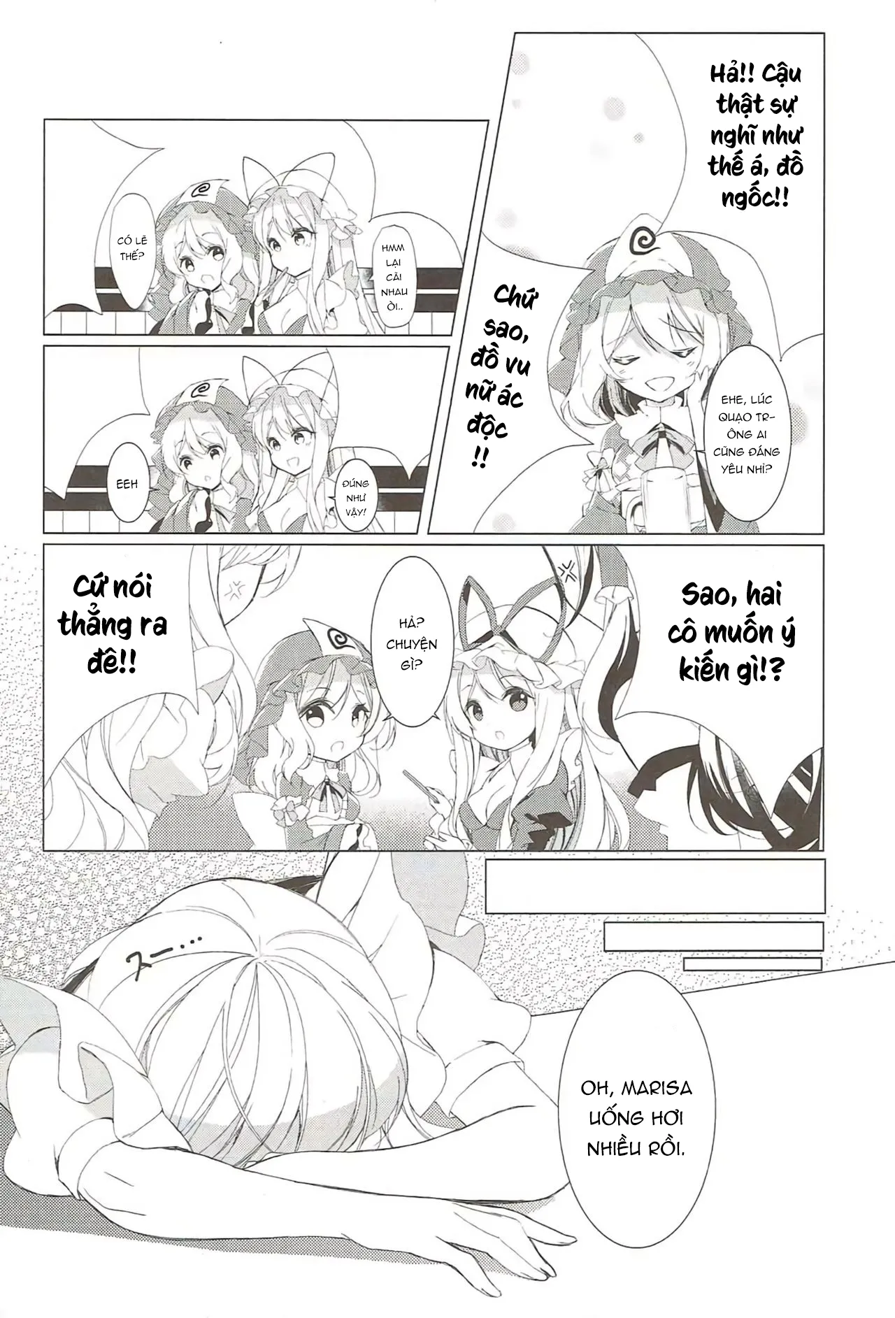 HentaiVN.net - Ảnh 7 - Sakeguse ga Warui Kanojo wa Ari? Nashi? (Touhou Project) - Oneshot