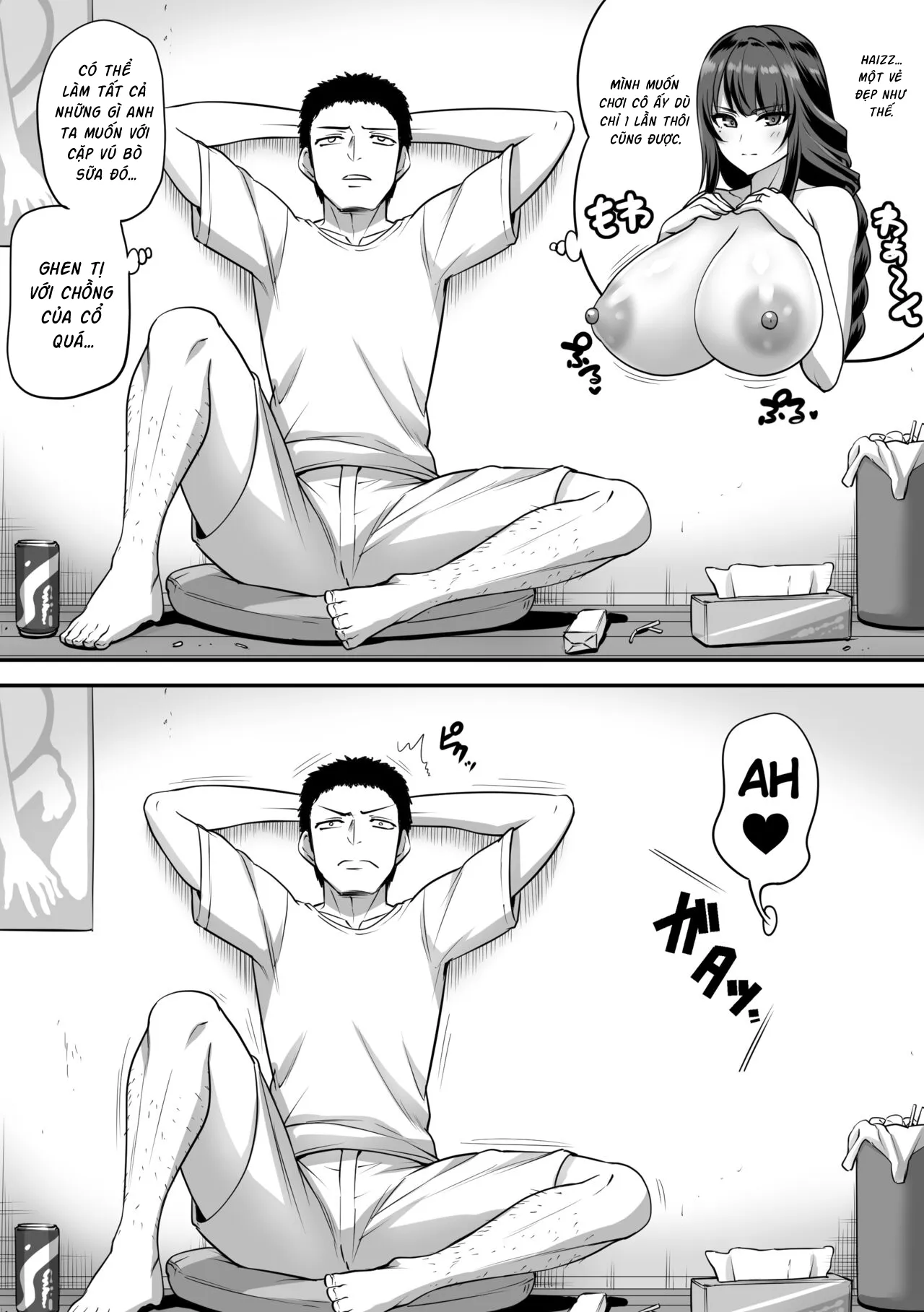 HentaiVN.net - Ảnh 3 - The Married Raiden Shogun Moved In Next Door [壁の薄いアパートの隣室に人妻雷電将軍が引っ越してきた] - Oneshot.