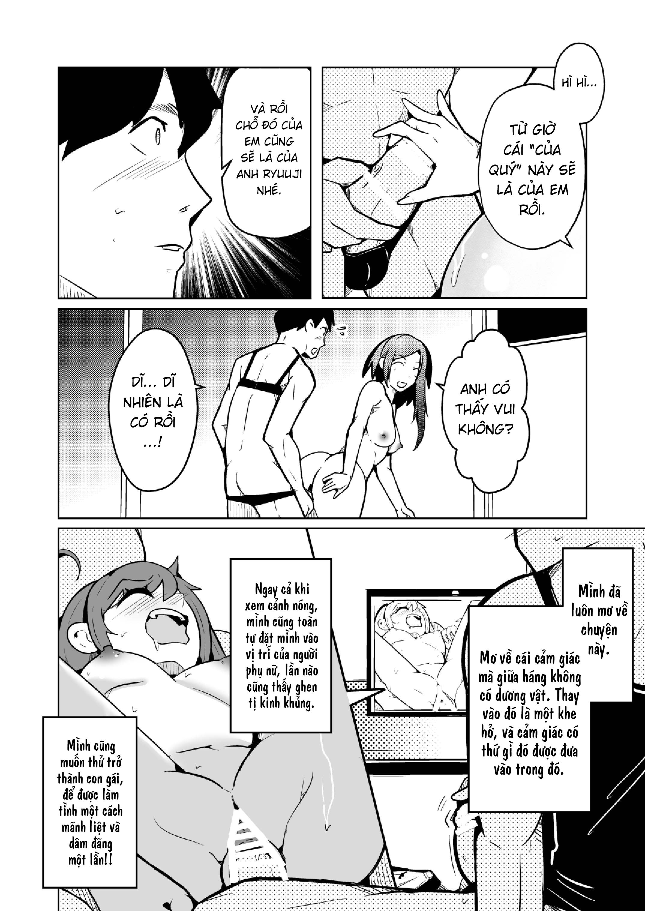 HentaiVN.net - Ảnh 10 - Chitsunaishasei suru tabi ni tagai no yōso ga irekawatte iku hanashi - Oneshot