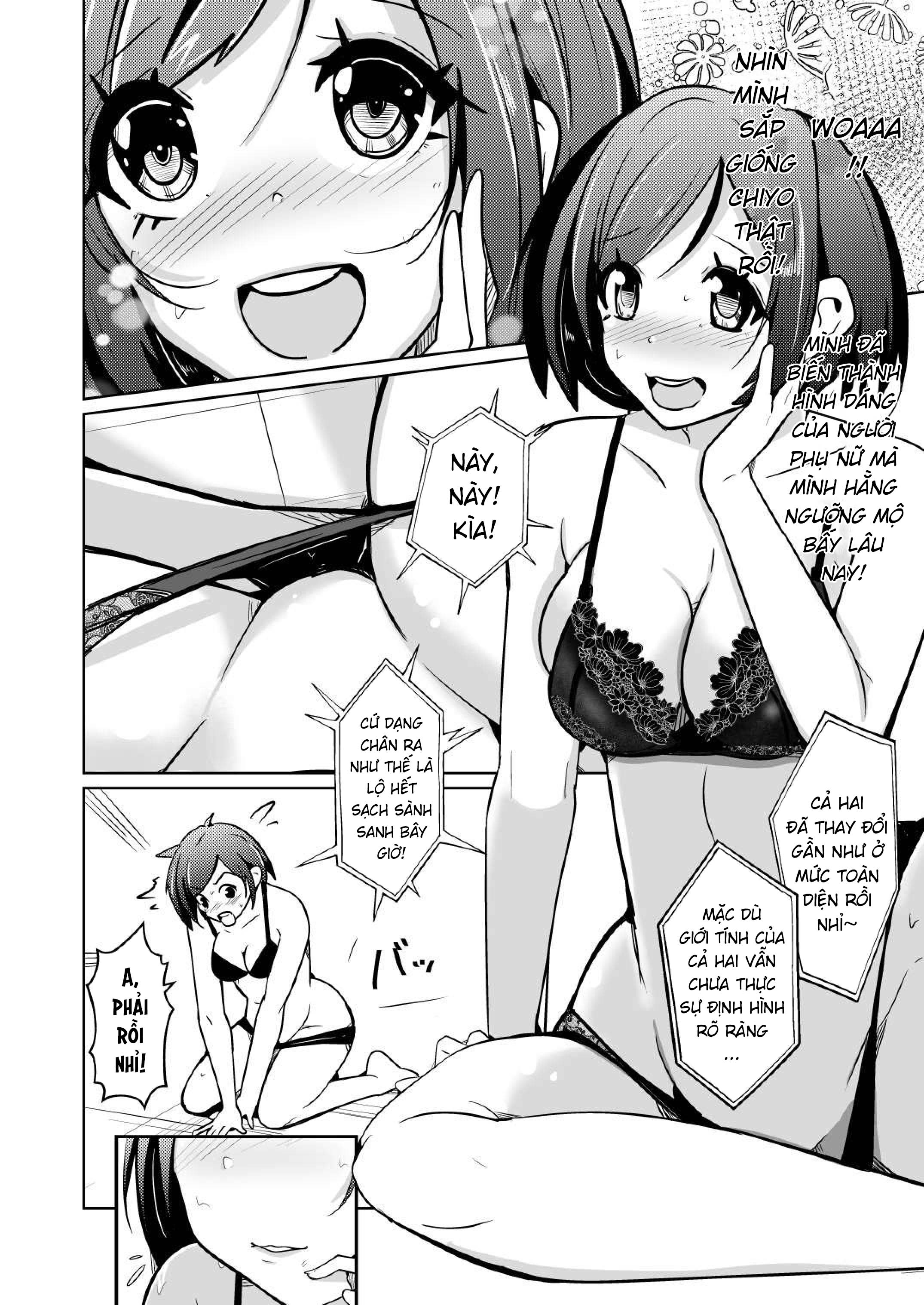 HentaiVN.net - Ảnh 20 - Chitsunaishasei suru tabi ni tagai no yōso ga irekawatte iku hanashi - Oneshot