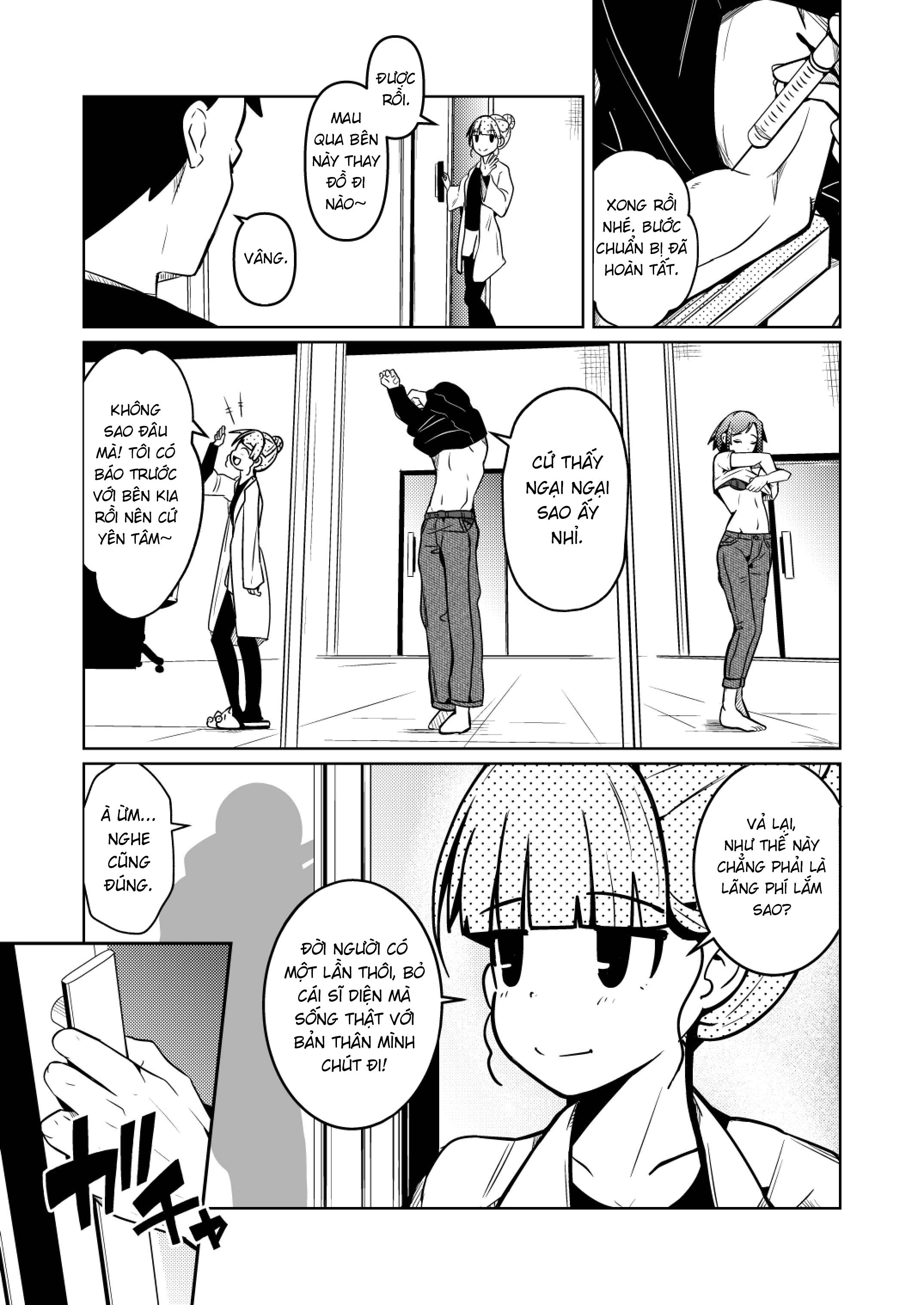 HentaiVN.net - Ảnh 3 - Chitsunaishasei suru tabi ni tagai no yōso ga irekawatte iku hanashi - Oneshot