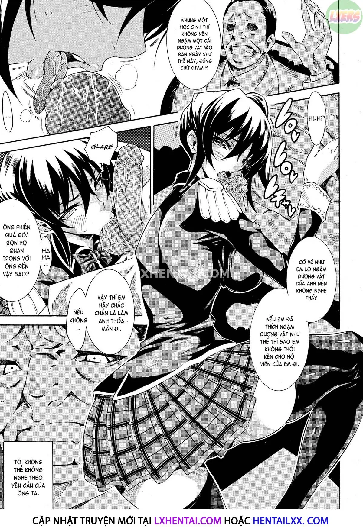 HentaiVN.net - Ảnh 11 - Blackmail [Seiin Shoujo] - Chap 1
