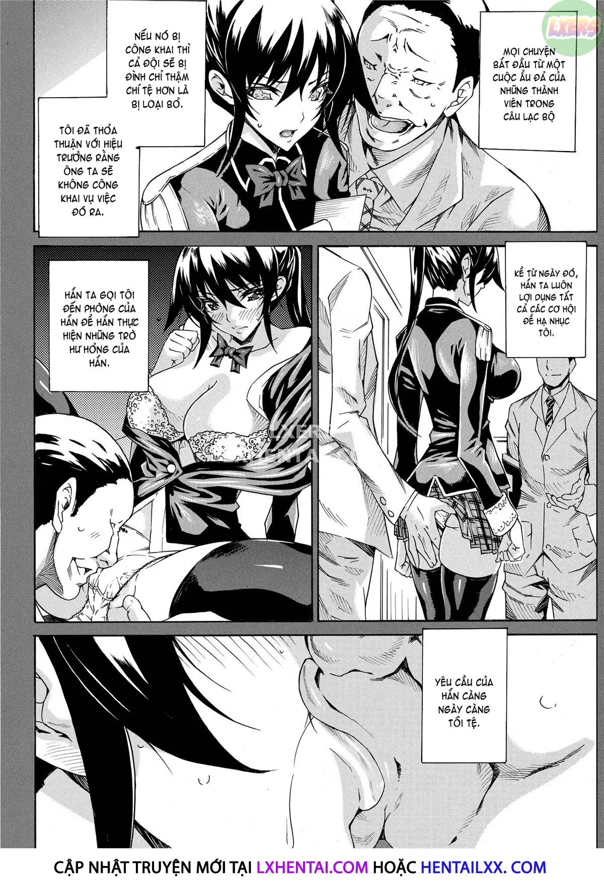 HentaiVN.net - Ảnh 12 - Blackmail [Seiin Shoujo] - Chap 1