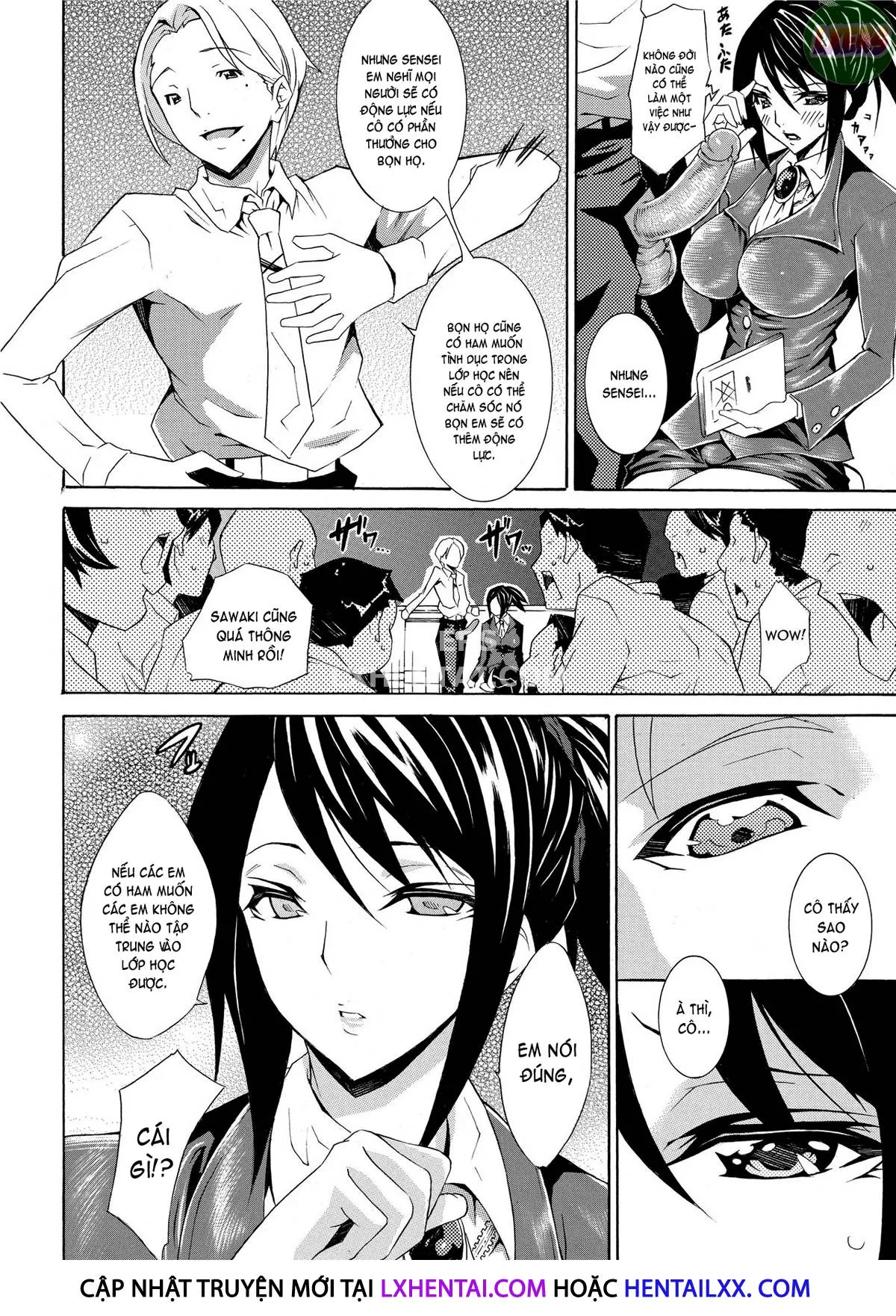 HentaiVN.net - Ảnh 10 - Blackmail [Seiin Shoujo] - Chap 4