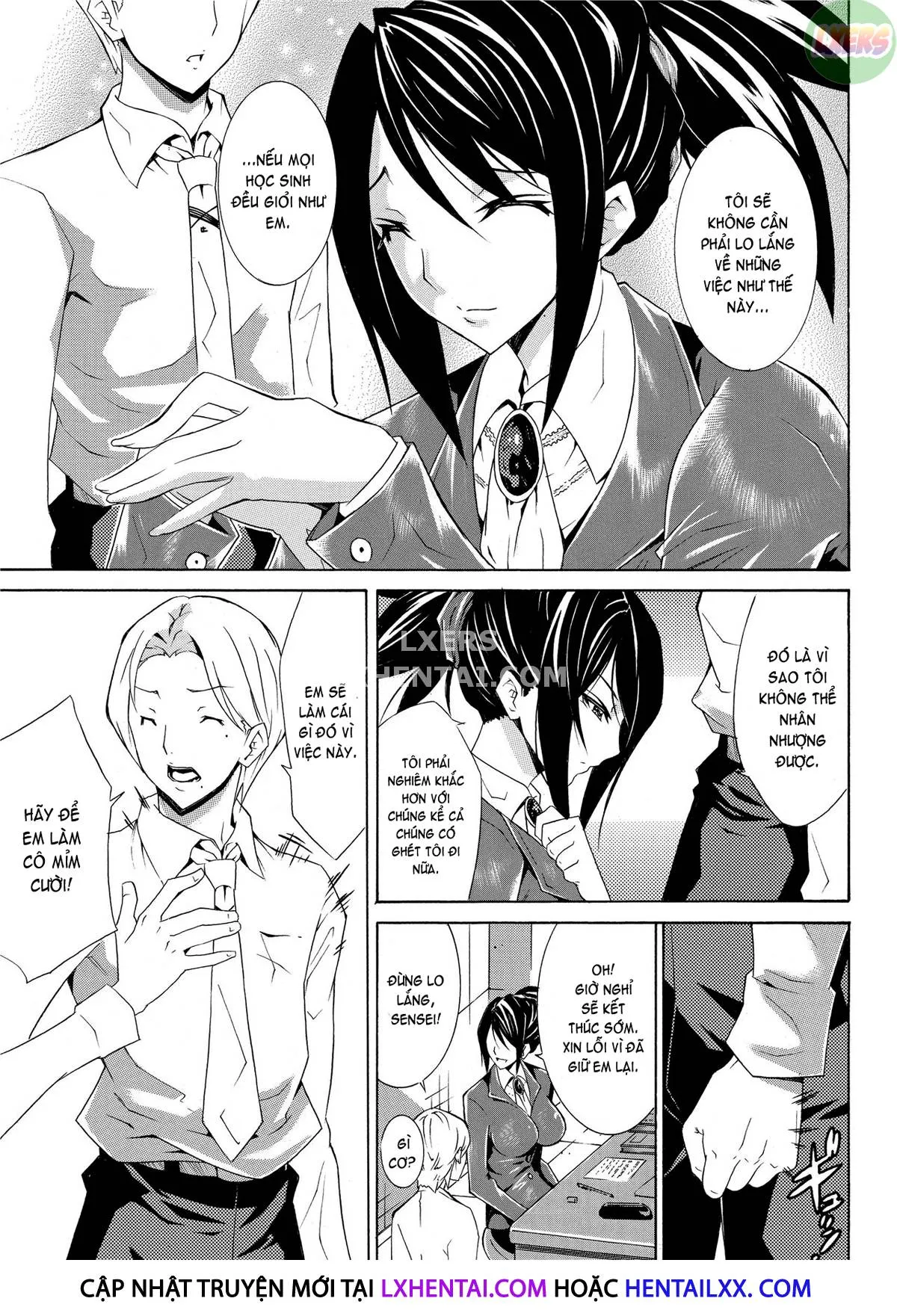 HentaiVN.net - Ảnh 7 - Blackmail [Seiin Shoujo] - Chap 4