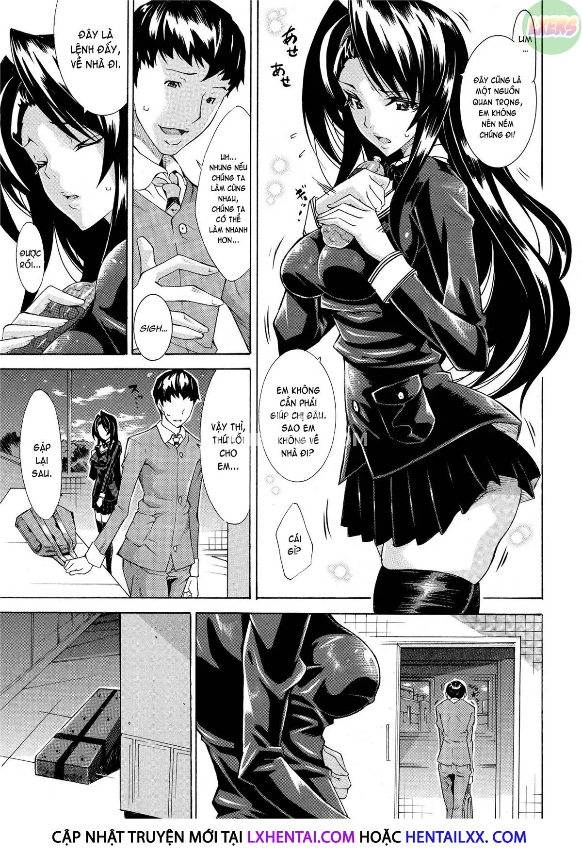 HentaiVN.net - Ảnh 9 - Blackmail [Seiin Shoujo] - Chap 7 - END
