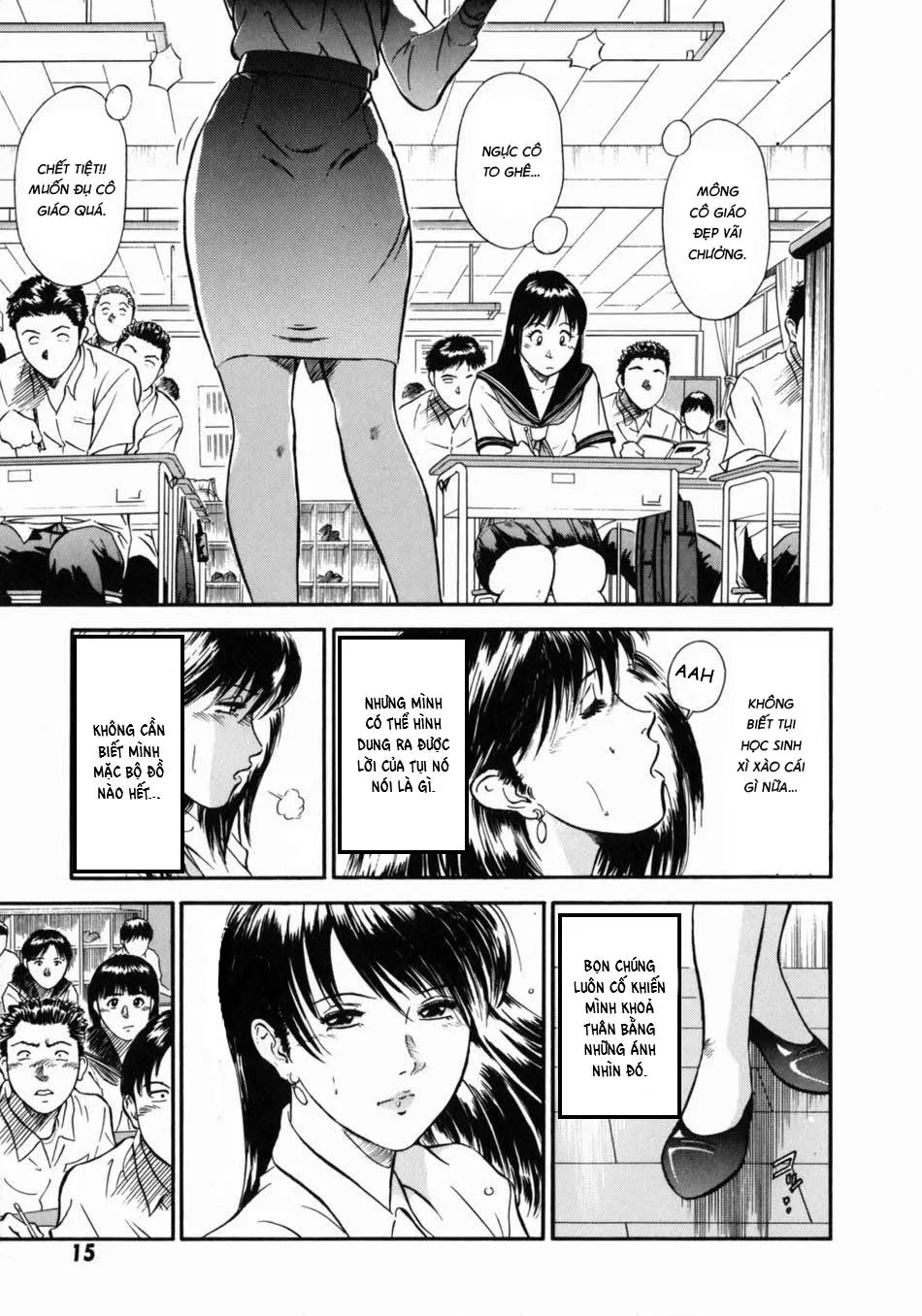 HentaiVN.net - Ảnh 20 - Onna Kyoushi Rieka [女教師理恵香] - Chap 1