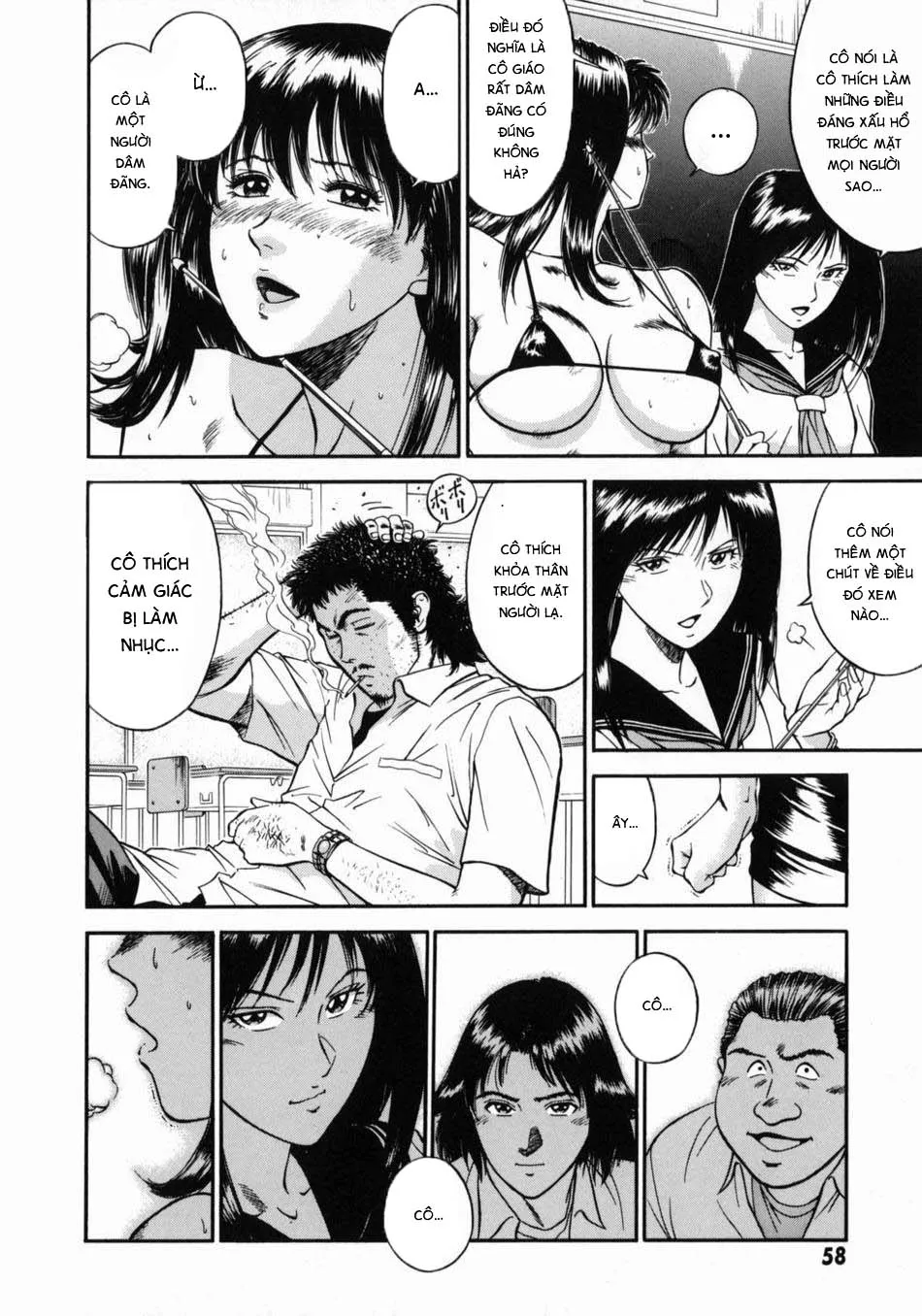 HentaiVN.net - Ảnh 7 - Onna Kyoushi Rieka [女教師理恵香] - Chap 3