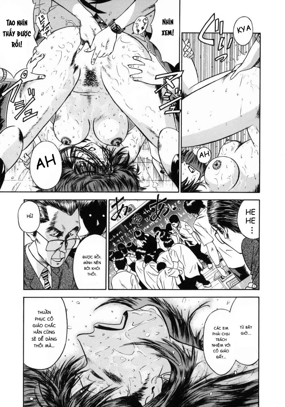 HentaiVN.net - Ảnh 20 - Onna Kyoushi Rieka [女教師理恵香] - Chap 5