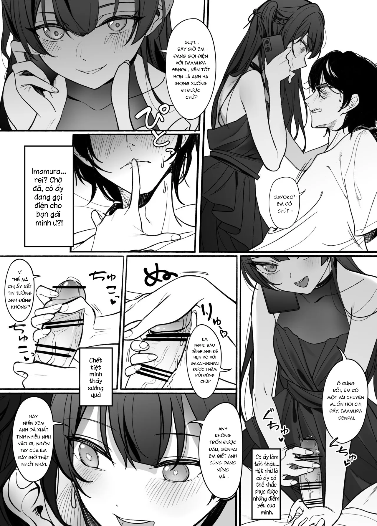 HentaiVN.net - Ảnh 4 - Gyakuen ~Koakuma Kouhai no Hiasobi~ [逆縁 ~小悪魔後輩の火遊び~] - Oneshot.