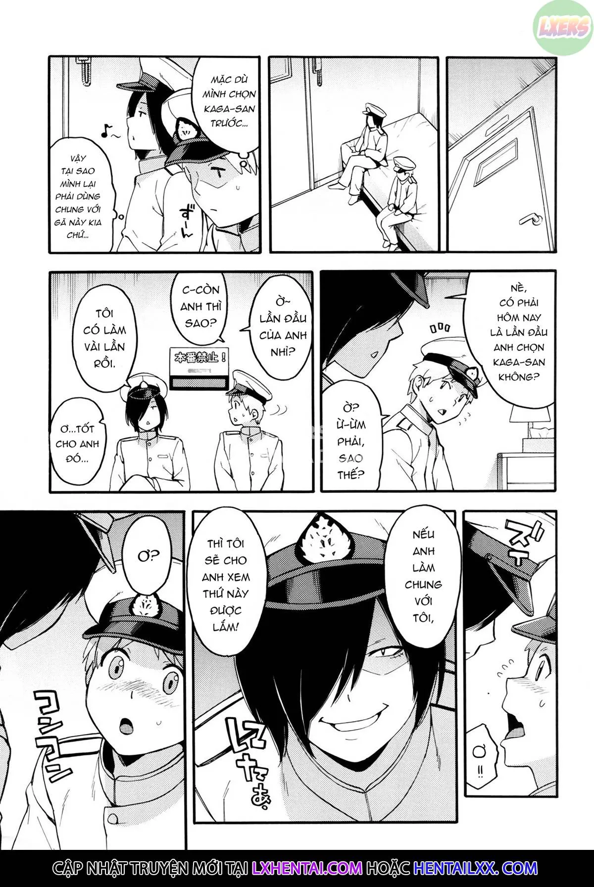 HentaiVN.net - Ảnh 9 - Please teach us! Kaga-sensei's ~First DP lesson~ [Oshiete! Kaga-sensei ~Hajimete no Niana Jugyou~] - Oneshot