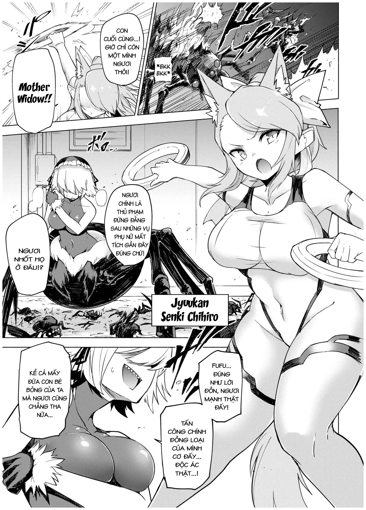 HentaiVN.net - Ảnh 3 - Juukan Senki Chihiro -Arachne Choukyou Hen - Oneshot