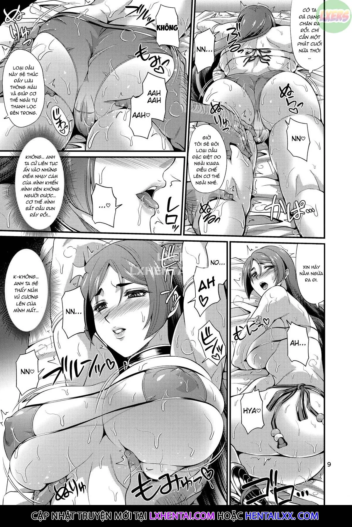 HentaiVN.net - Ảnh 12 - Sesshouin's Hypnotic Massage [Sessyoinshiki Saiin Kyonyuu Massage] - Oneshot