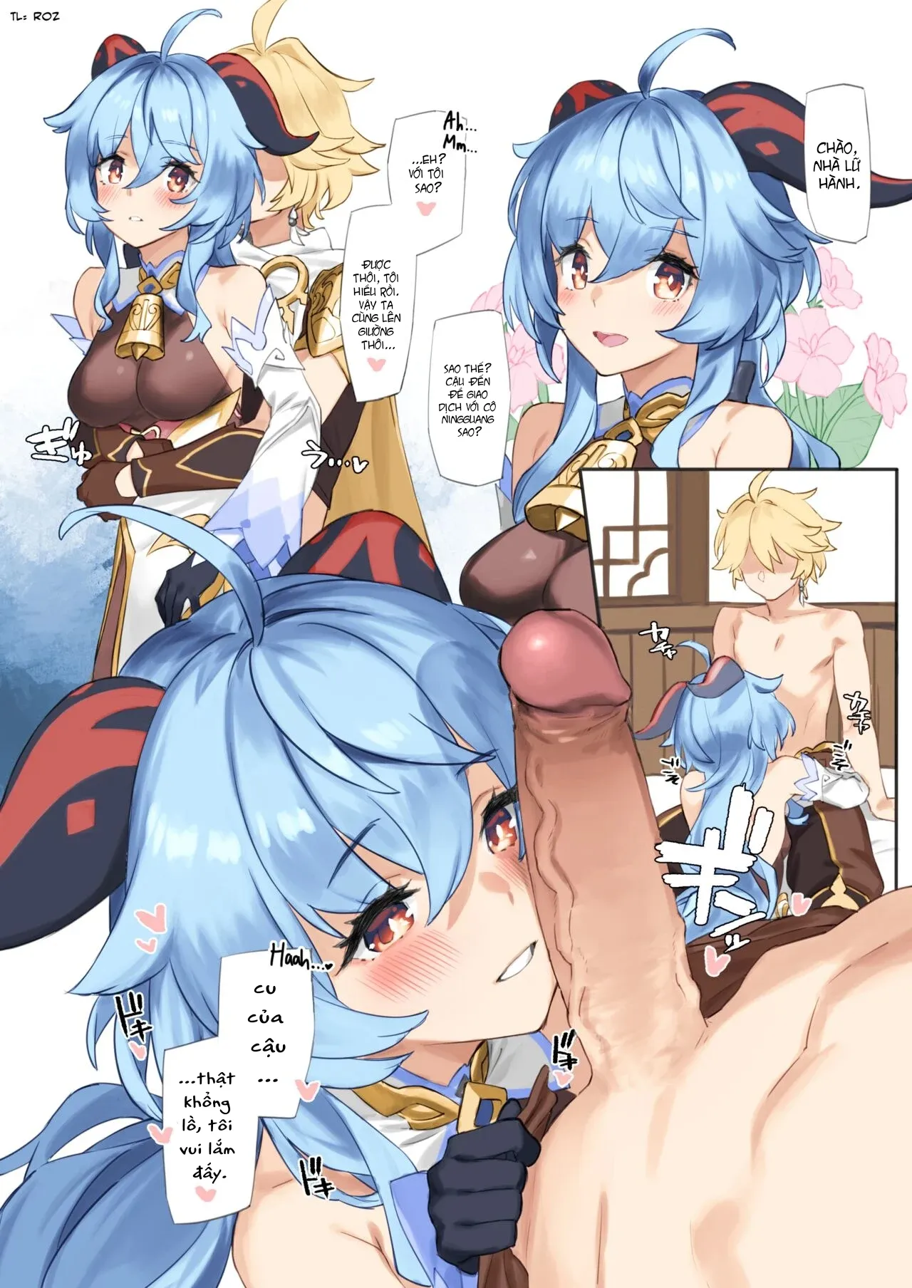 HentaiVN.net - Ảnh 1 - Kanu-chan ni Amaeru o Manga Fawning on Ganyu - Oneshot