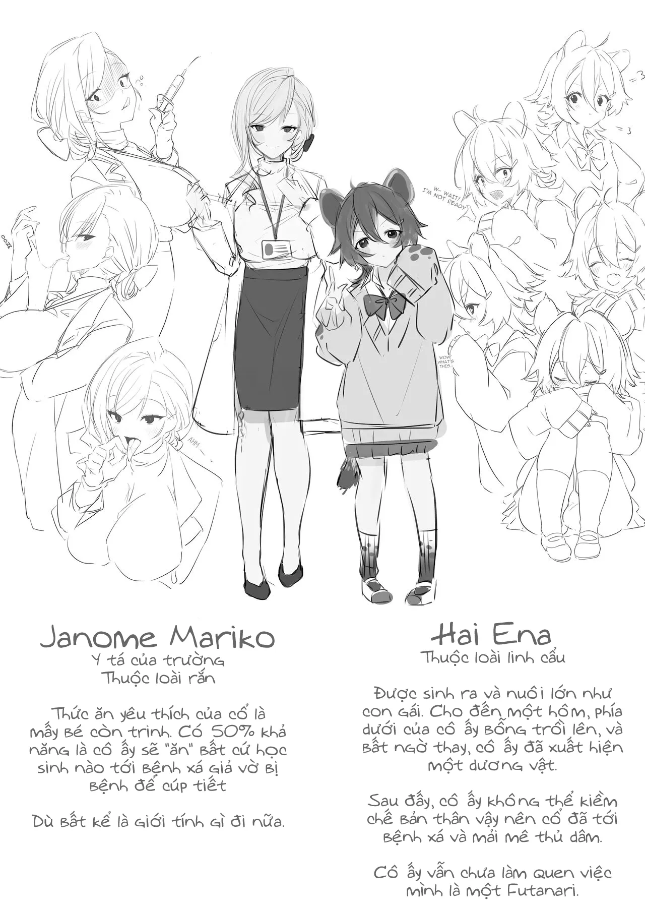 HentaiVN.net - Ảnh 10 - Hyena Futa Musume Hokenshitsu no Midara na Seikatsu Jijou [Hyena Futanari Girl The Lewd Sex Life Situation in the Infirmary] - Oneshot