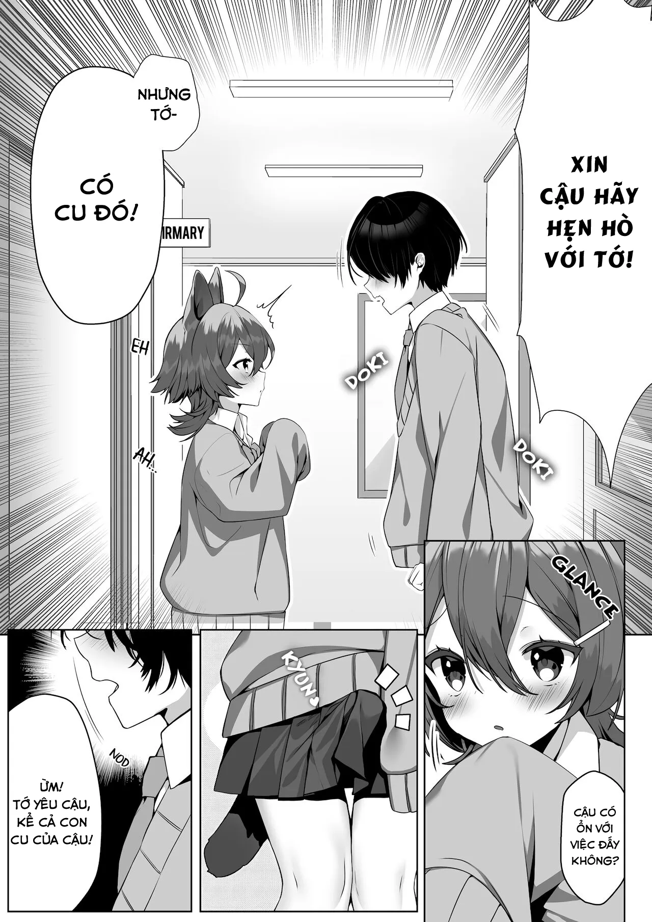 HentaiVN.net - Ảnh 11 - Hyena Futa Musume Hokenshitsu no Midara na Seikatsu Jijou [Hyena Futanari Girl The Lewd Sex Life Situation in the Infirmary] - Oneshot