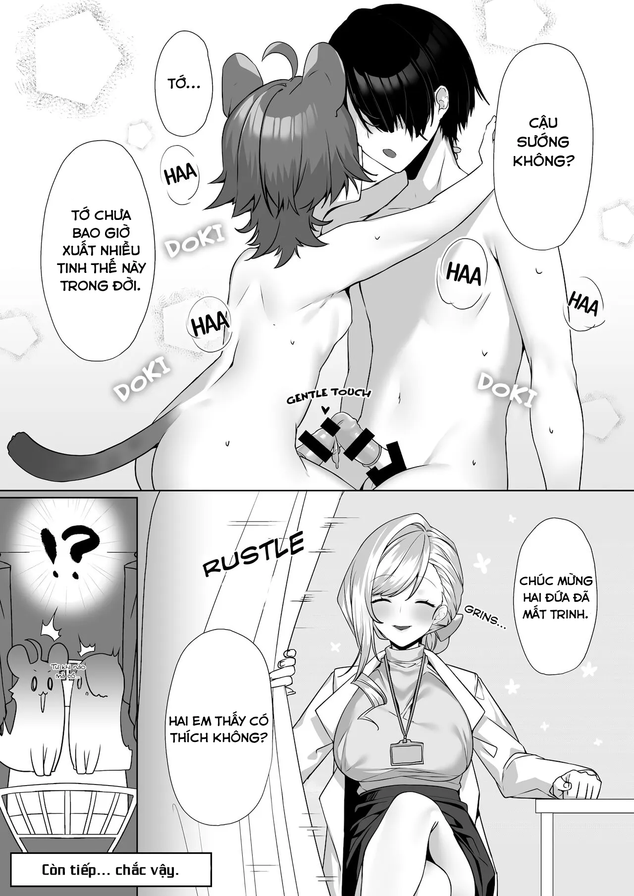 HentaiVN.net - Ảnh 18 - Hyena Futa Musume Hokenshitsu no Midara na Seikatsu Jijou [Hyena Futanari Girl The Lewd Sex Life Situation in the Infirmary] - Oneshot