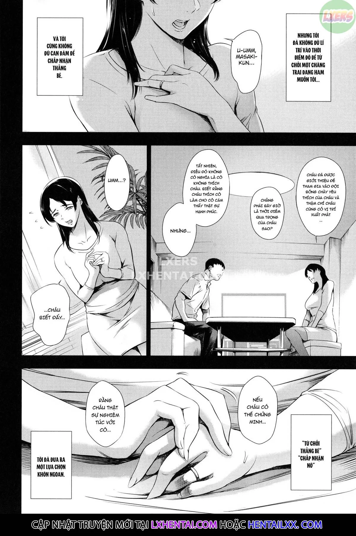 HentaiVN.net - Ảnh 8 - Anata No Oku-San Uwaki Shitemasu Yo - Chap 4