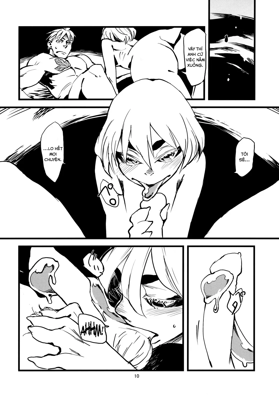 HentaiVN.net - Ảnh 11 - Jingai Shunman - Chap 3.0: Ếch và Rắn