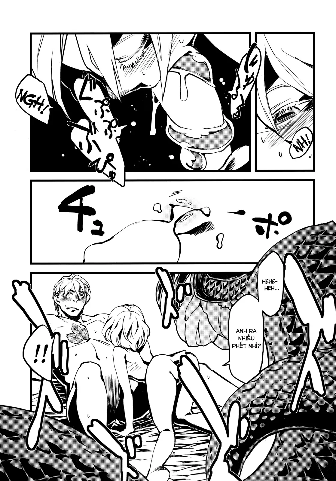HentaiVN.net - Ảnh 16 - Jingai Shunman - Chap 3.0: Ếch và Rắn