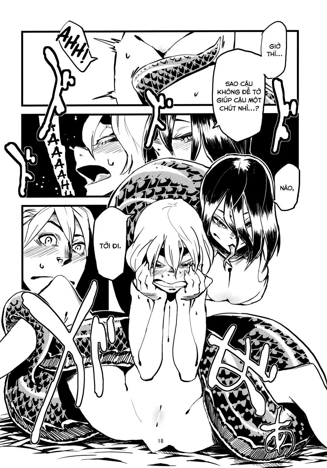 HentaiVN.net - Ảnh 19 - Jingai Shunman - Chap 3.0: Ếch và Rắn