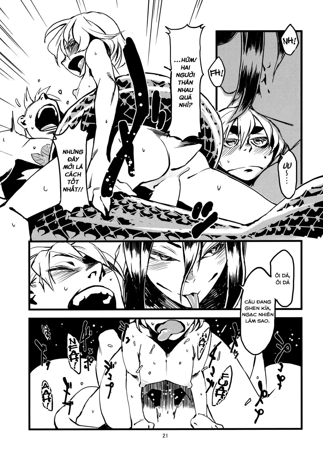 HentaiVN.net - Ảnh 22 - Jingai Shunman - Chap 3.0: Ếch và Rắn