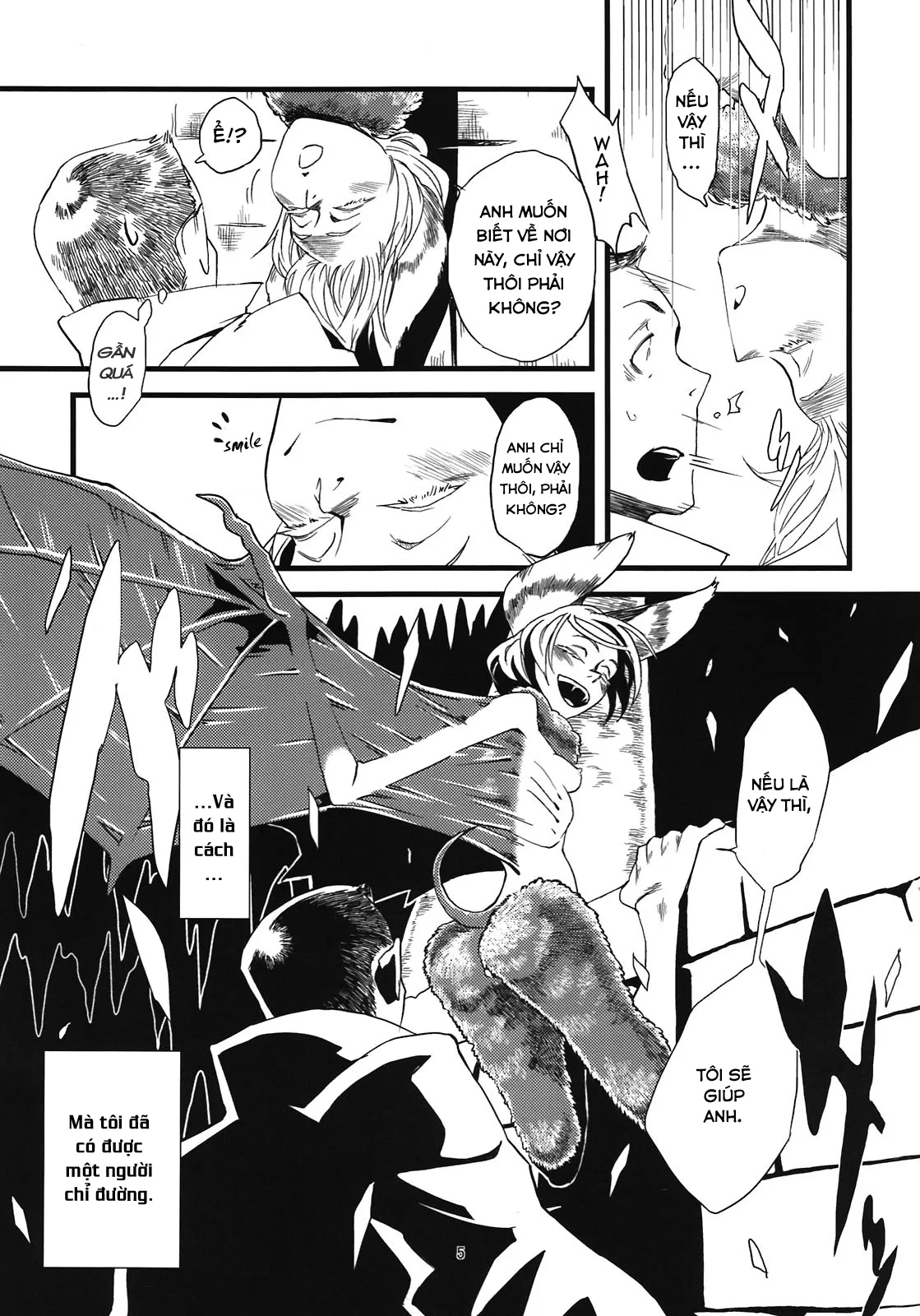 HentaiVN.net - Ảnh 7 - Jingai Shunman - Chap 5.0: Dơi