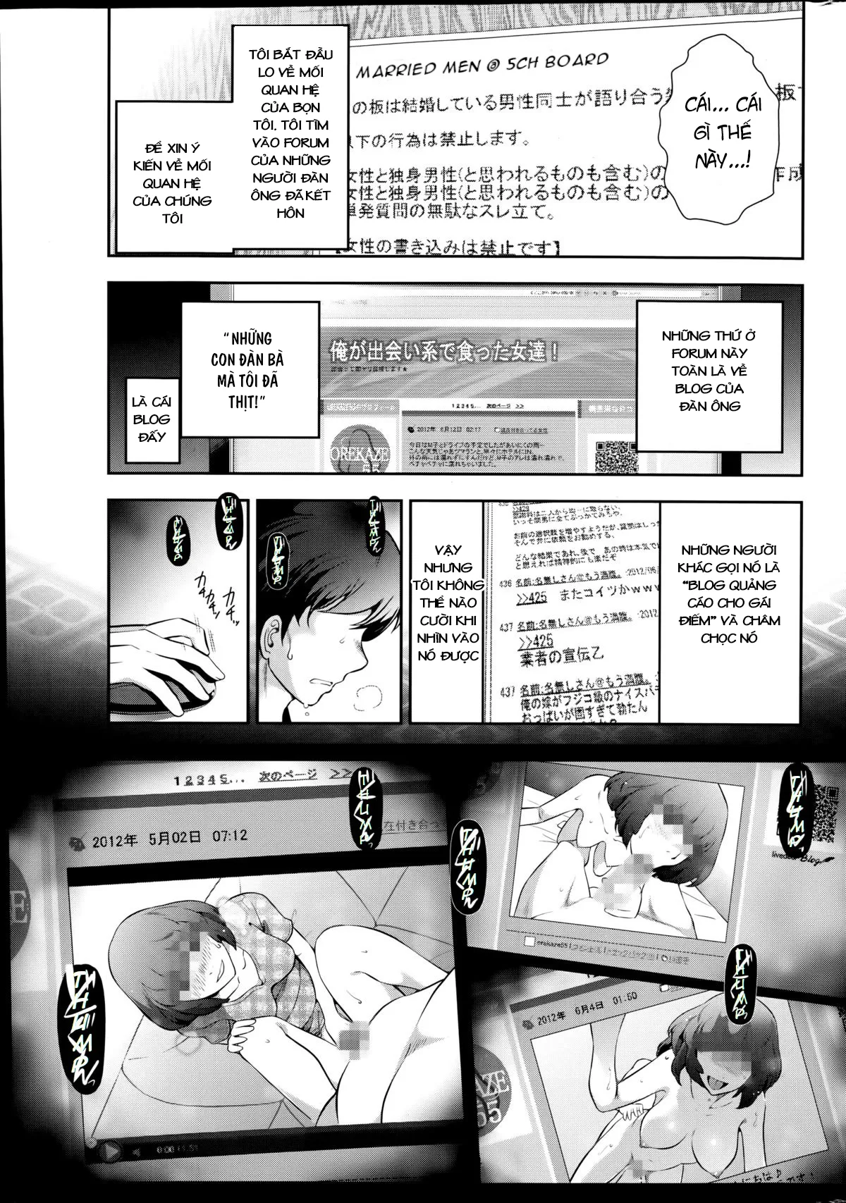 HentaiVN.net - Ảnh 5 - Sự trỗi dậy của ông chồng bị NTR [Very lewd urban legends Real 14 The case of Kitano Miyoko (30 y.o) (Men's Gold 2014-08)] - Oneshot