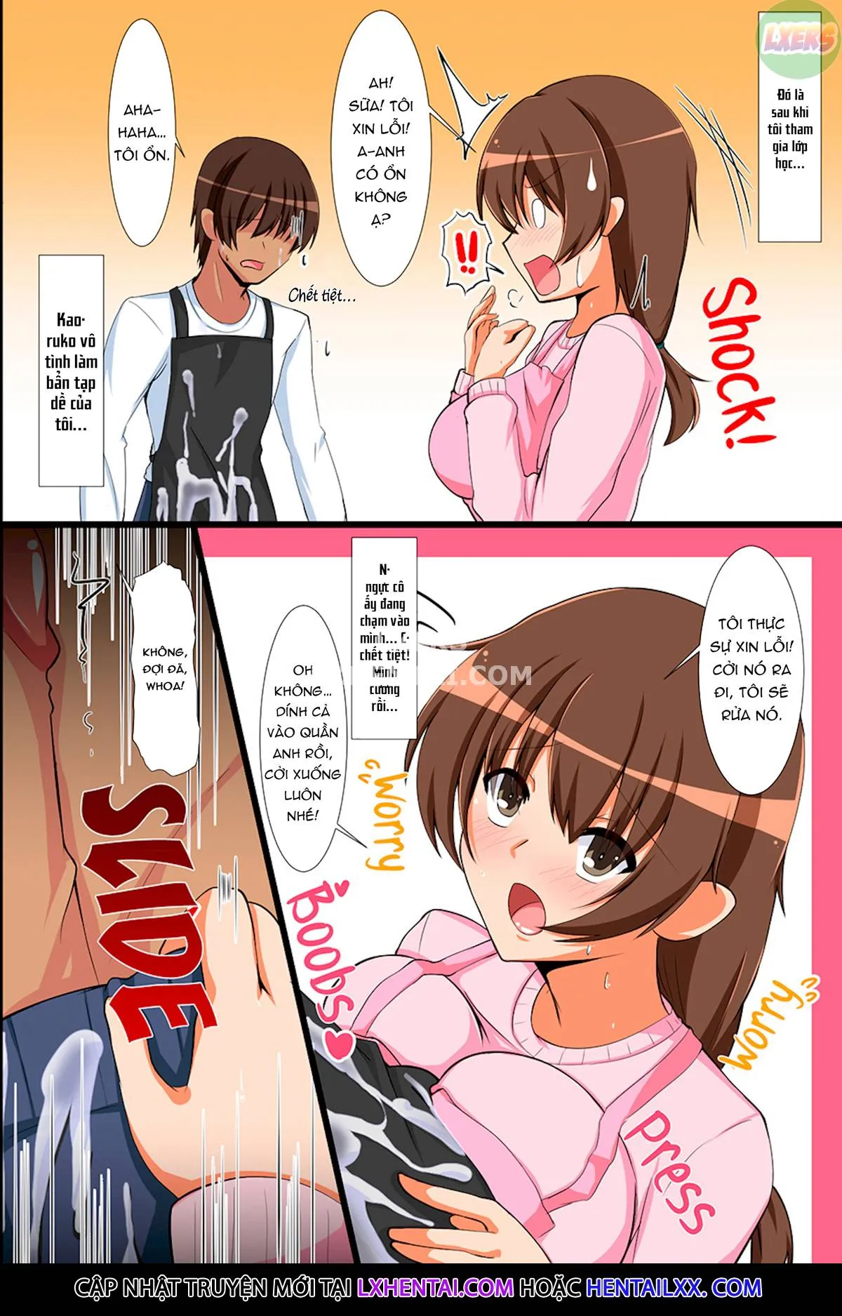 HentaiVN.net - Ảnh 23 - Naked Wife Cooking Class - Oneshot