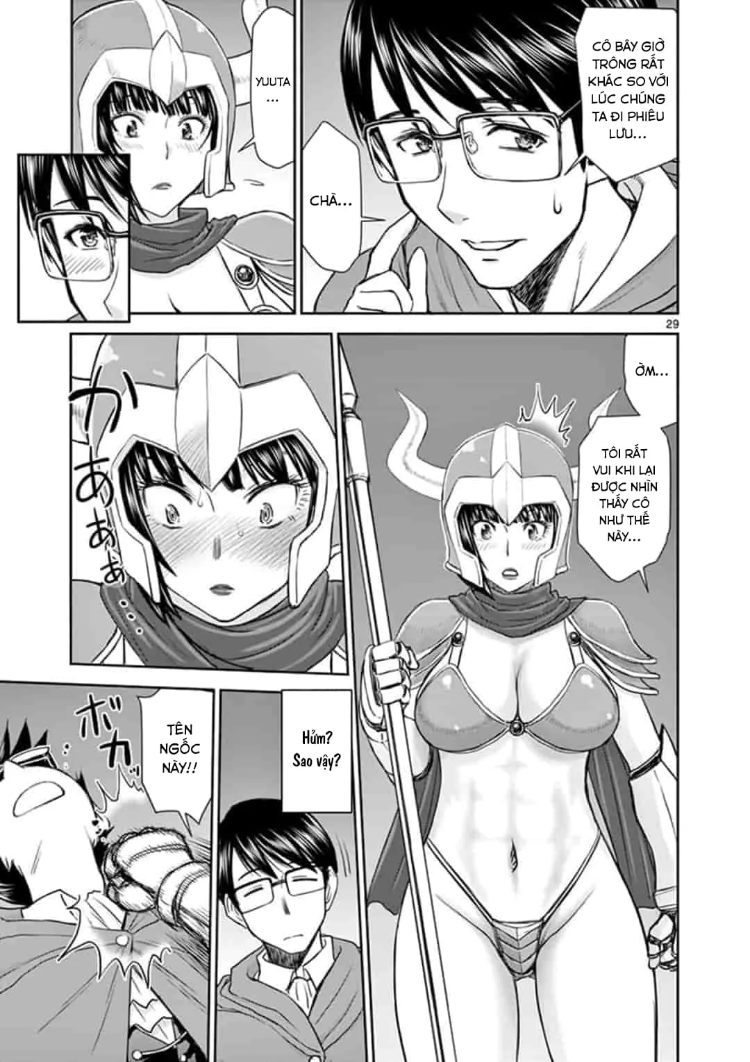HentaiVN.net - Ảnh 10 - Isekai Furin [異世界不倫～魔王討伐から十年、妻とはレスの元勇者と、夫を亡くした女戦士～] - Chap 2