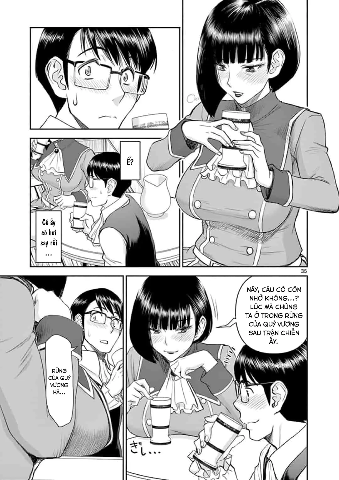 HentaiVN.net - Ảnh 16 - Isekai Furin [異世界不倫～魔王討伐から十年、妻とはレスの元勇者と、夫を亡くした女戦士～] - Chap 2